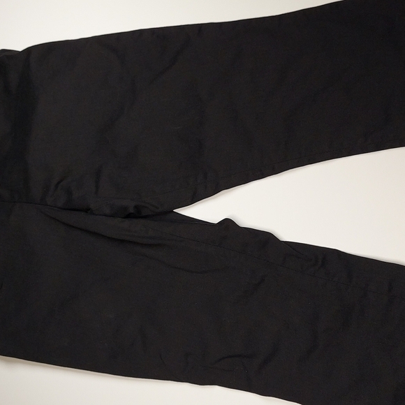 J. Crew Black Dannie Jeans with Faux Leather Top Size 8 - Picture 3 of 13